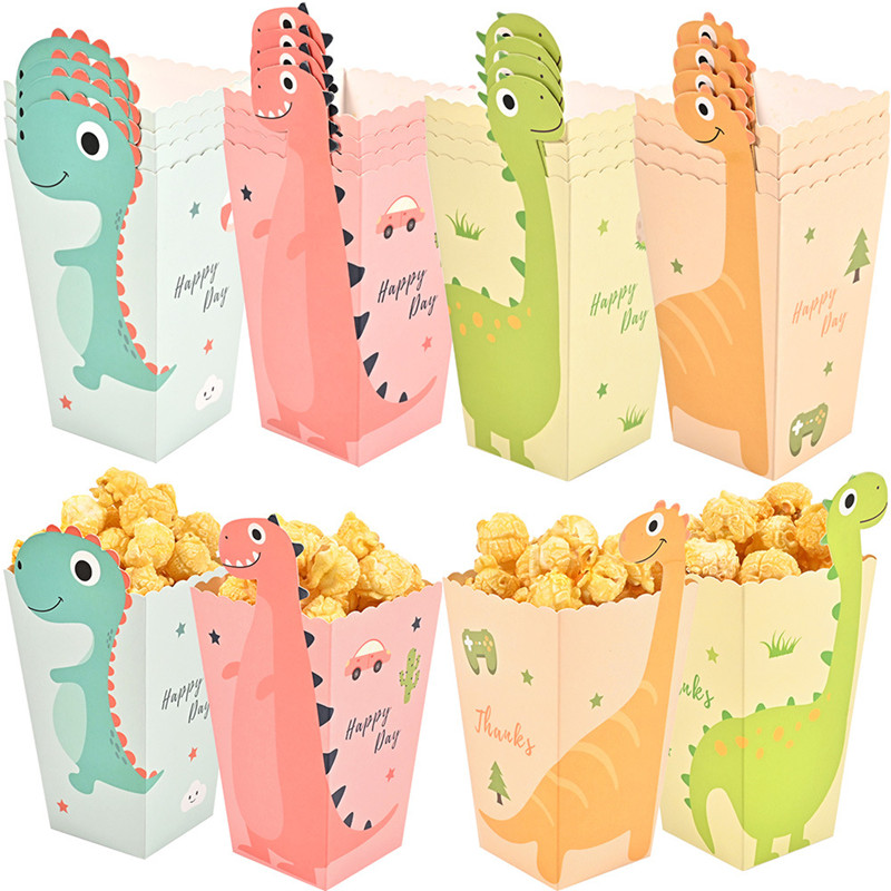 Science Of Happiness - Kotak dinosaurus kartun 4 buah, kotak