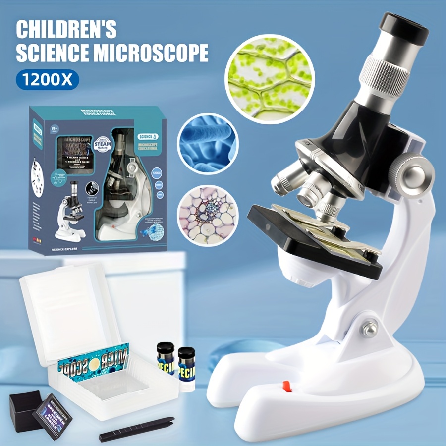 Science Max - Kit Eksperimen Sains STEM Mikroskop, Sudut