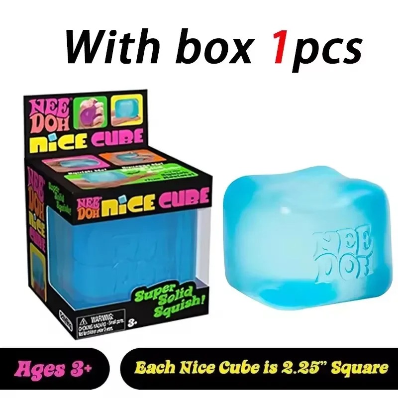 Crystal Growing Kit - Mainan Lembut Model Nee DOH, Kubus