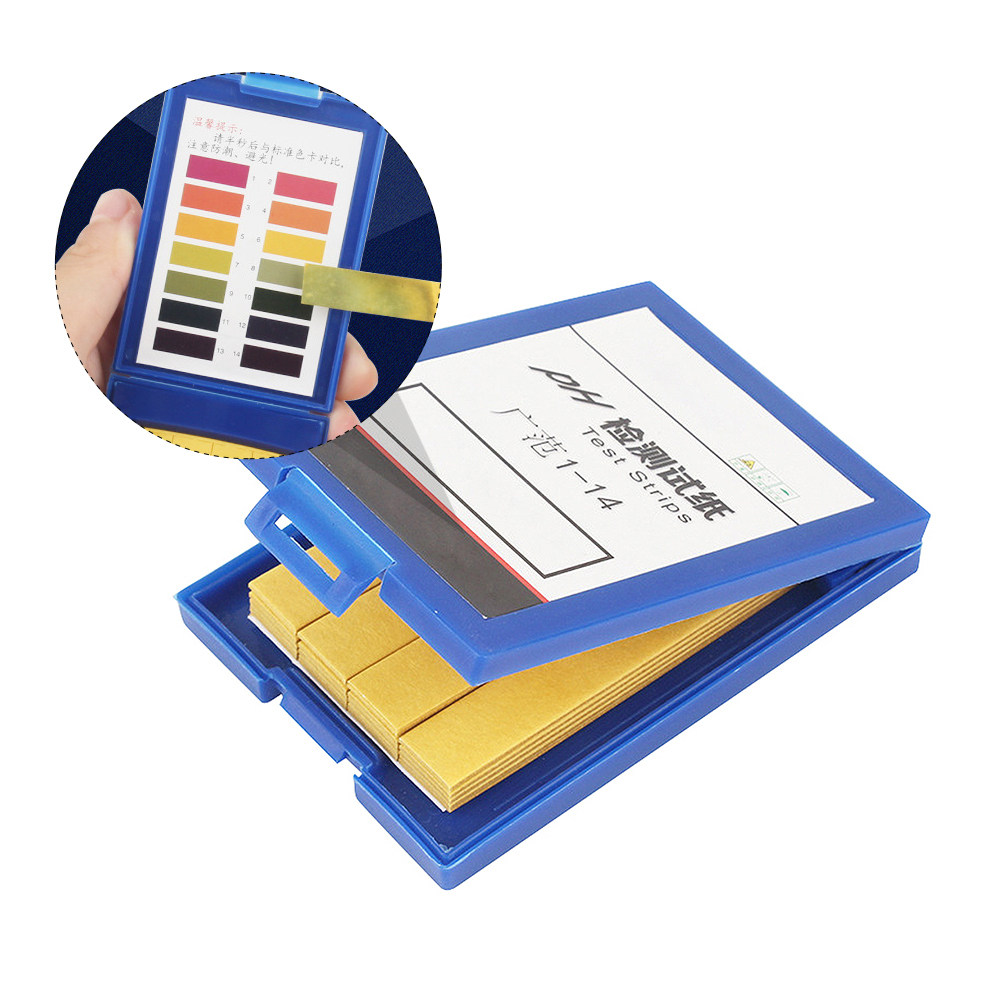 Ph Strip Test - 80Pcs Kertas Uji PH 1-14 Strip