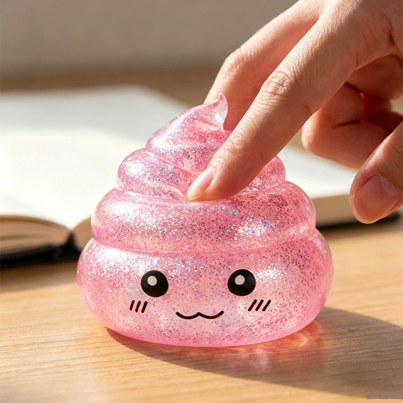 Crystal Growing Kit - Mainan Squishy Maltose Bentuk Kotoran, Anti
