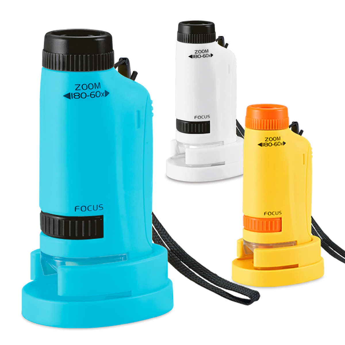 Science Max - Kit Mainan Genggam Mikroskop Mini, Mikroskop