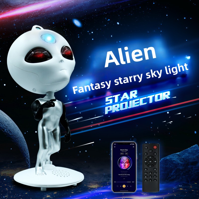 Planetarium Projector Home - Proyektor Alien Galaxy Star dengan Speaker