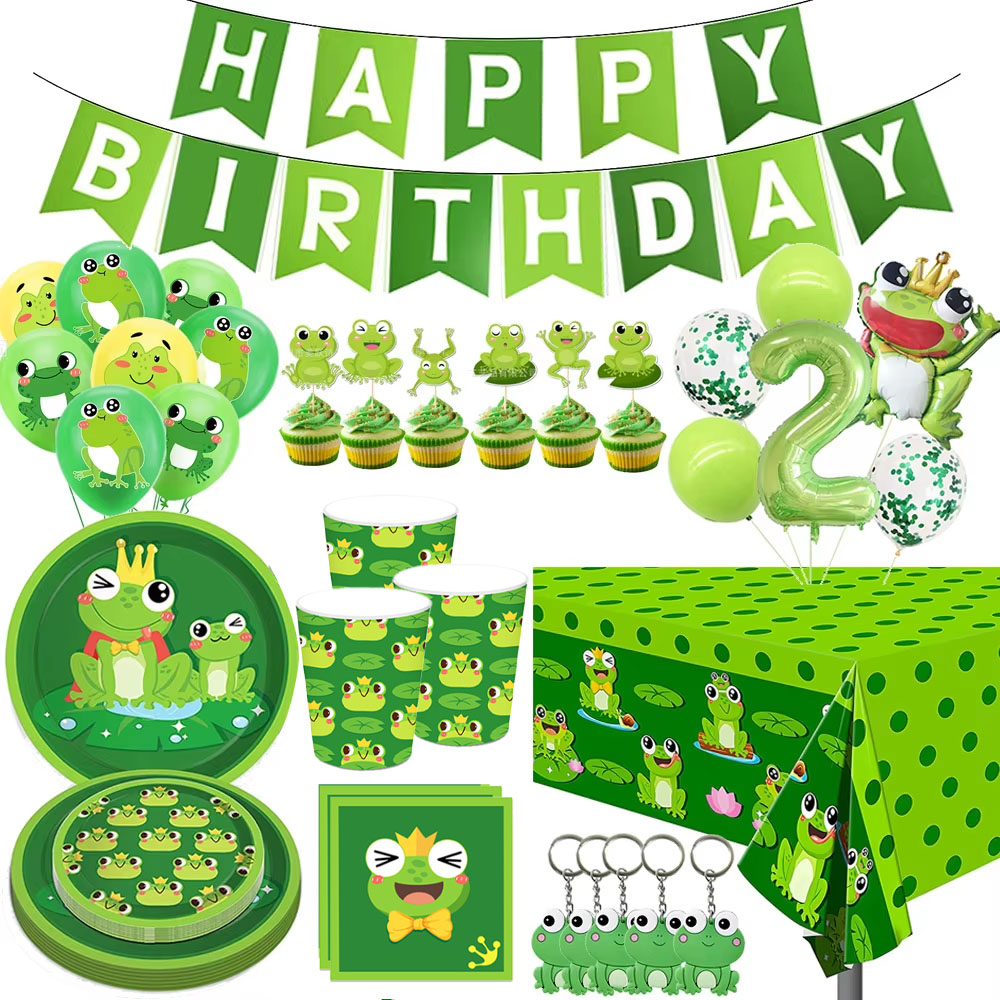 Science Of Happiness - Dekorasi Pesta Ulang Tahun Katak Balon