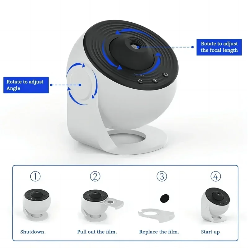 Proyektor Galaksi Lampu Malam  - Planetarium Projector Home ulasan dan harga