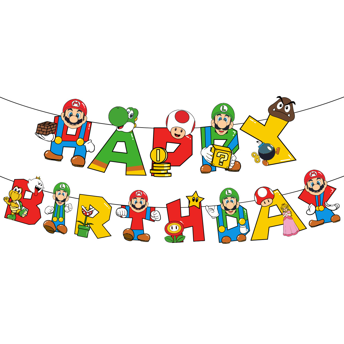 Dekorasi Kue Balon Mary Mario  - Science Of Happiness ulasan dan harga