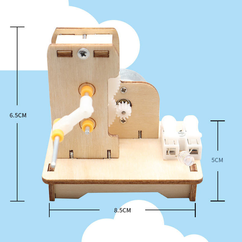 Generator tangan Mini DIY, Kit - Science Max ulasan dan harga