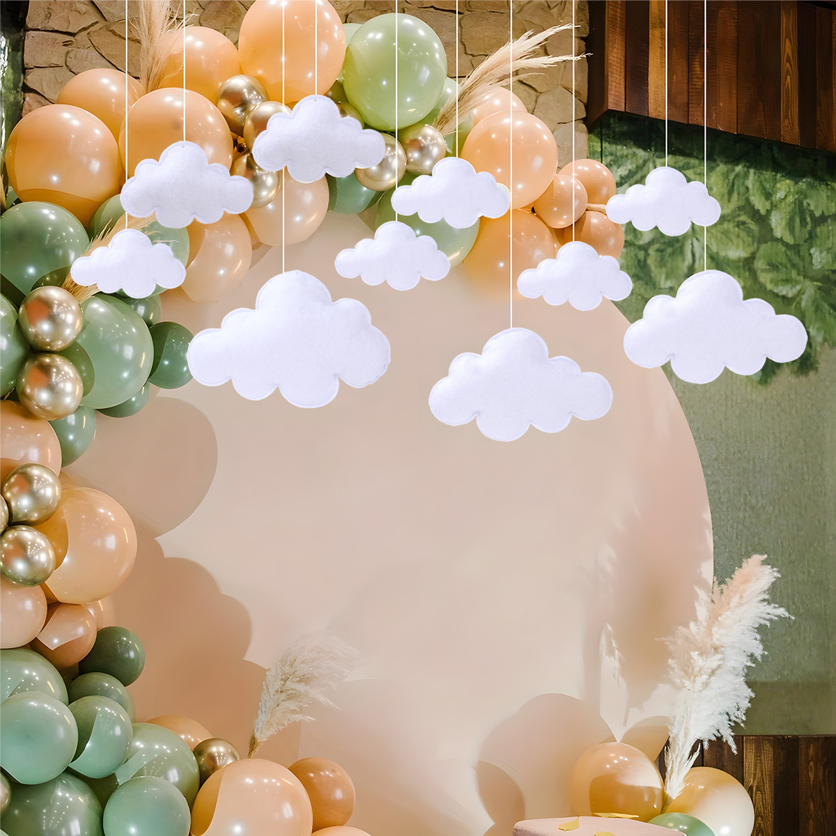 Liontin Gantung Awan Felt 3D D - Science Of Happiness ulasan dan harga