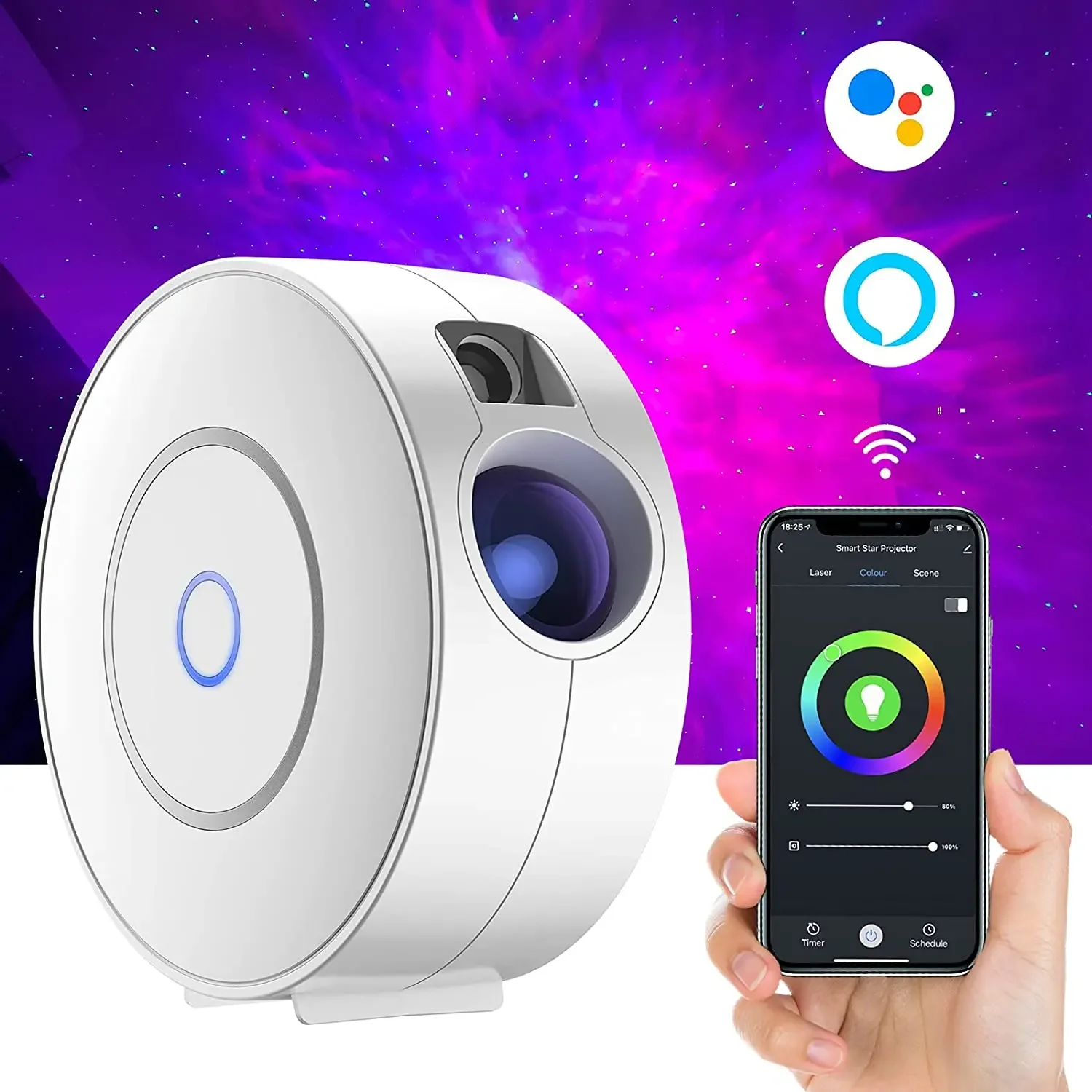 Tuya proyektor Aurora Galaxy S - Planetarium Projector Home ulasan dan harga