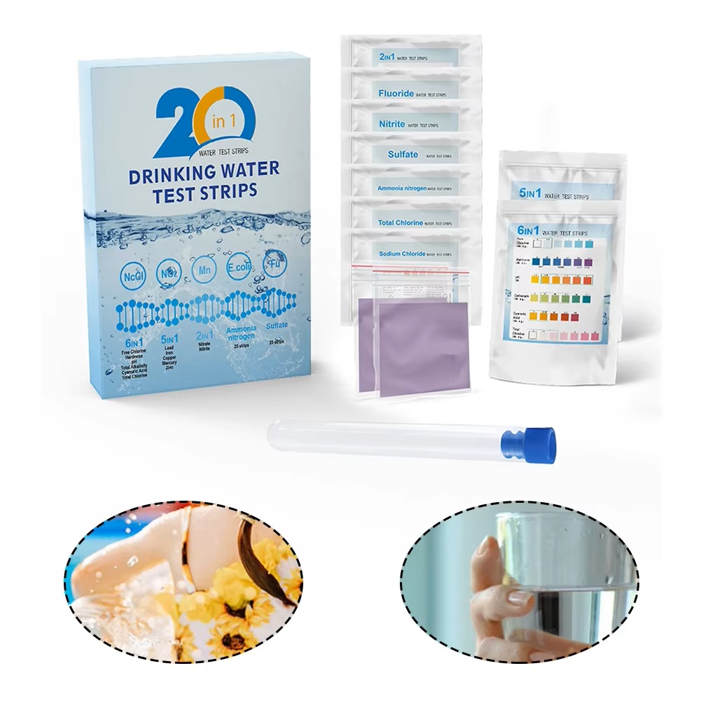YAGO 20 in 1 Strip Tes Air Kit - Ph Strip Test ulasan dan harga