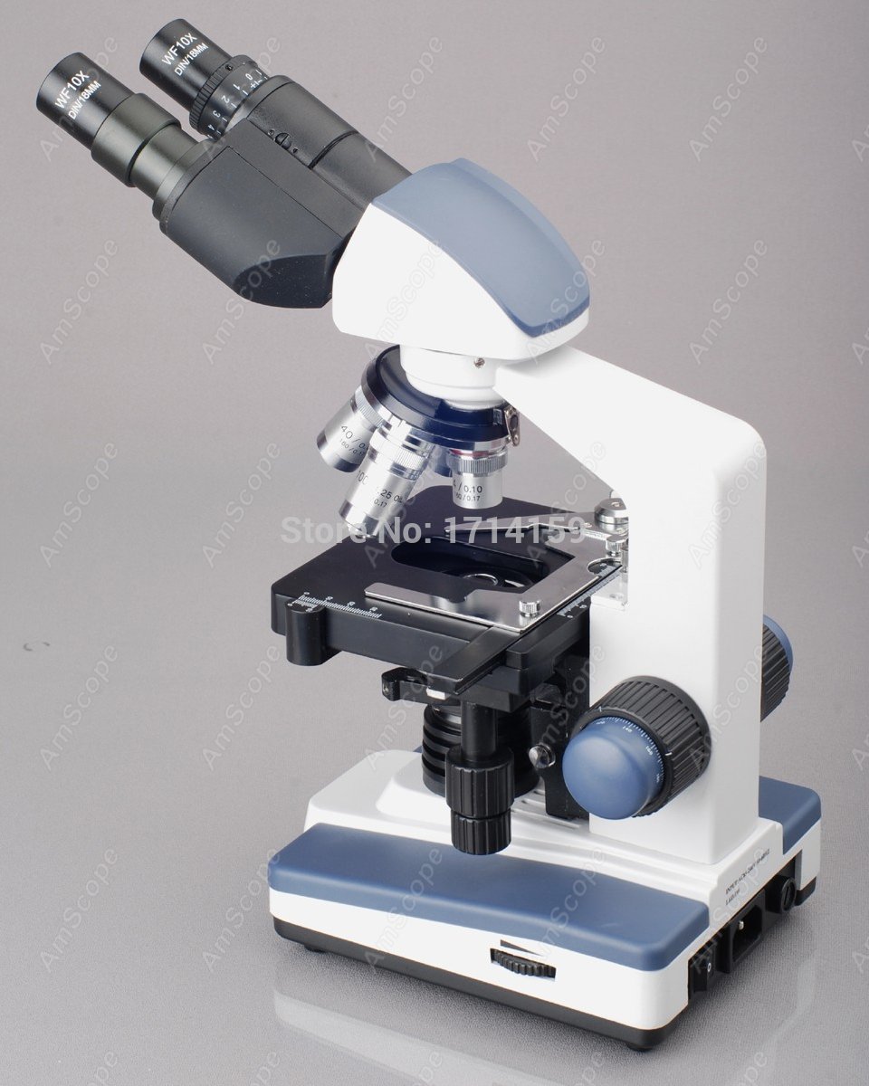 Mikroskop Binokuler LED AmScop - Amscope Microscope Compound 40X-1000X ulasan dan harga