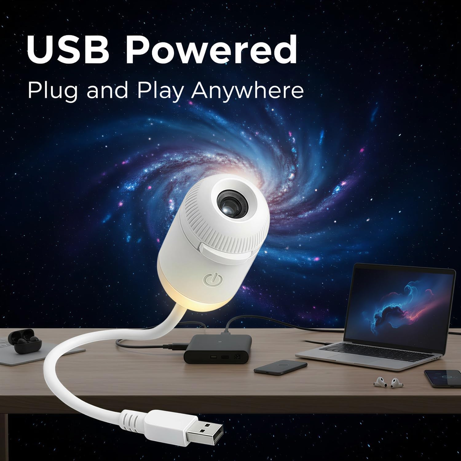 Lampu Malam Proyektor Galaksi, - Planetarium Projector Home ulasan dan harga