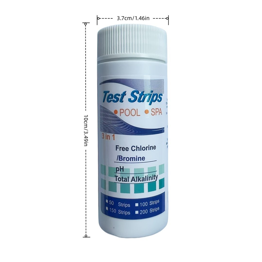 Strip Tes PH Klorin SPA Kolam  - Ph Strip Test ulasan dan harga