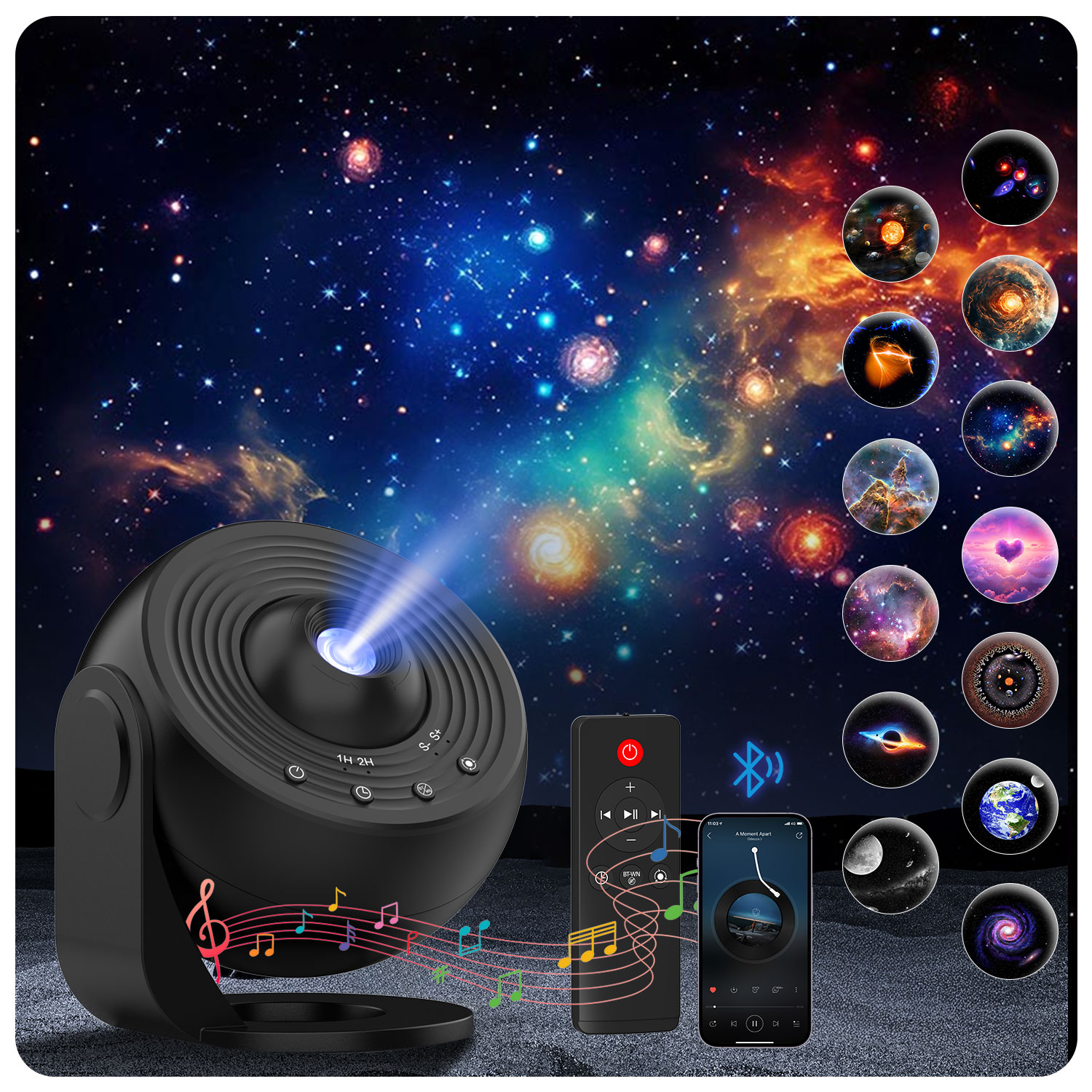 Proyektor Bintang Galaxy Pro L - Planetarium Projector Home ulasan dan harga