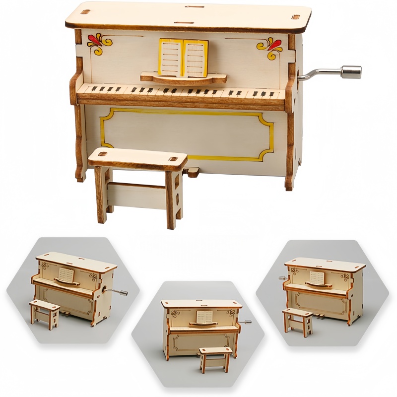 Piano Putar Manual DIY untuk A - Science Max ulasan dan harga